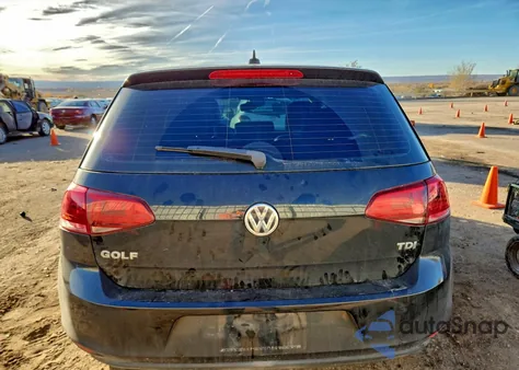 2015 Volkswagen Golf Tdi из США, поврежденный, VIN 3VW2A7AUXFM068793